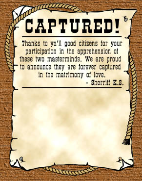 Make your own western wedding invitations