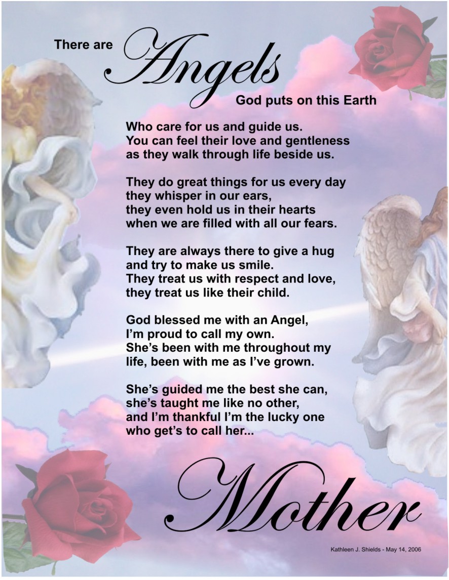 mum poems print