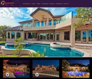 Custom Home Builder Websites by Kathleen's Graphics